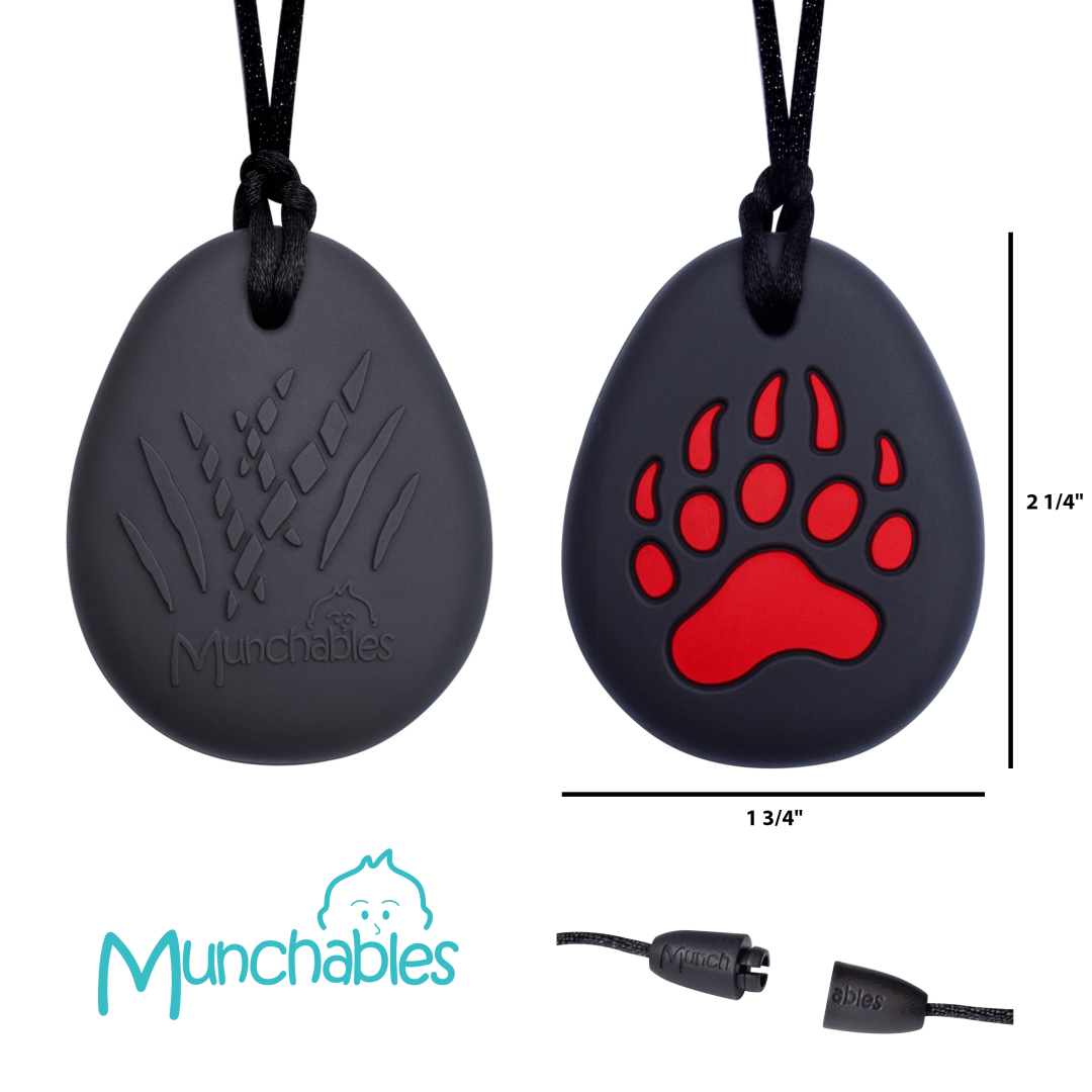 Bear Paw Chewelry Pendant - Medium Chew