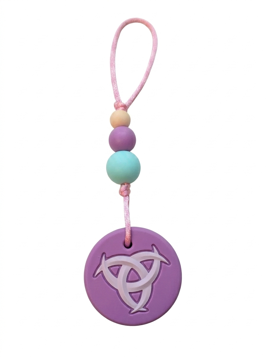 Chewy Zipper Pull (Purple Infinity) - Medium Chew (Clearance)