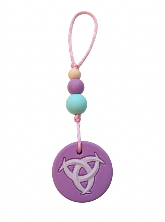Chewy Zipper Pull (Purple Infinity) - Medium Chew (Clearance)