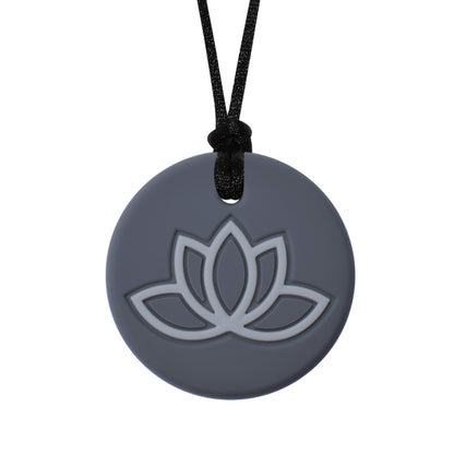 Clearance - Lotus Chewelry Pendant - Medium Chew