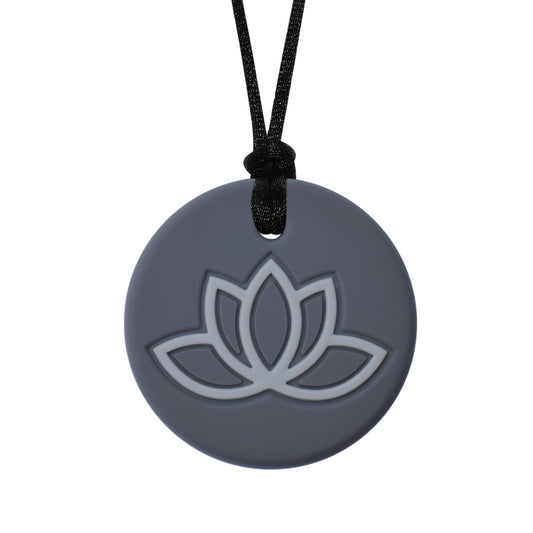 Clearance - Lotus Chewelry Pendant - Medium Chew