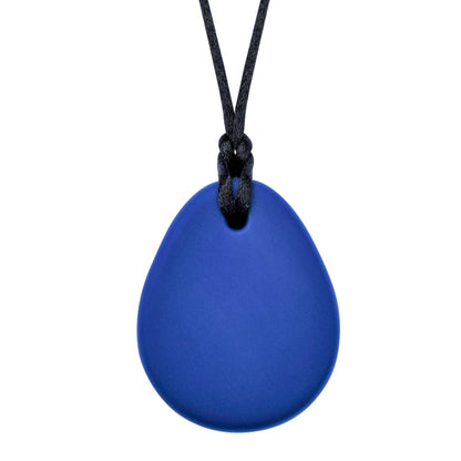 Munchables Navy Tear Drop Chewable Stim Necklace