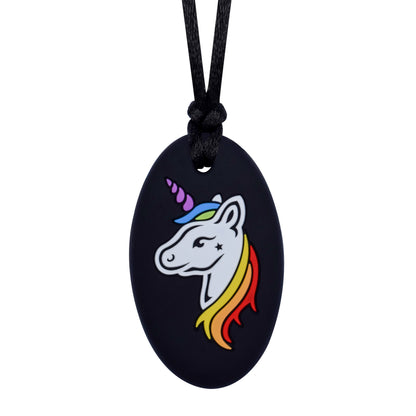 Tribal Unicorn Chewelry Necklace - Mild-Medium Chew (Clearance)