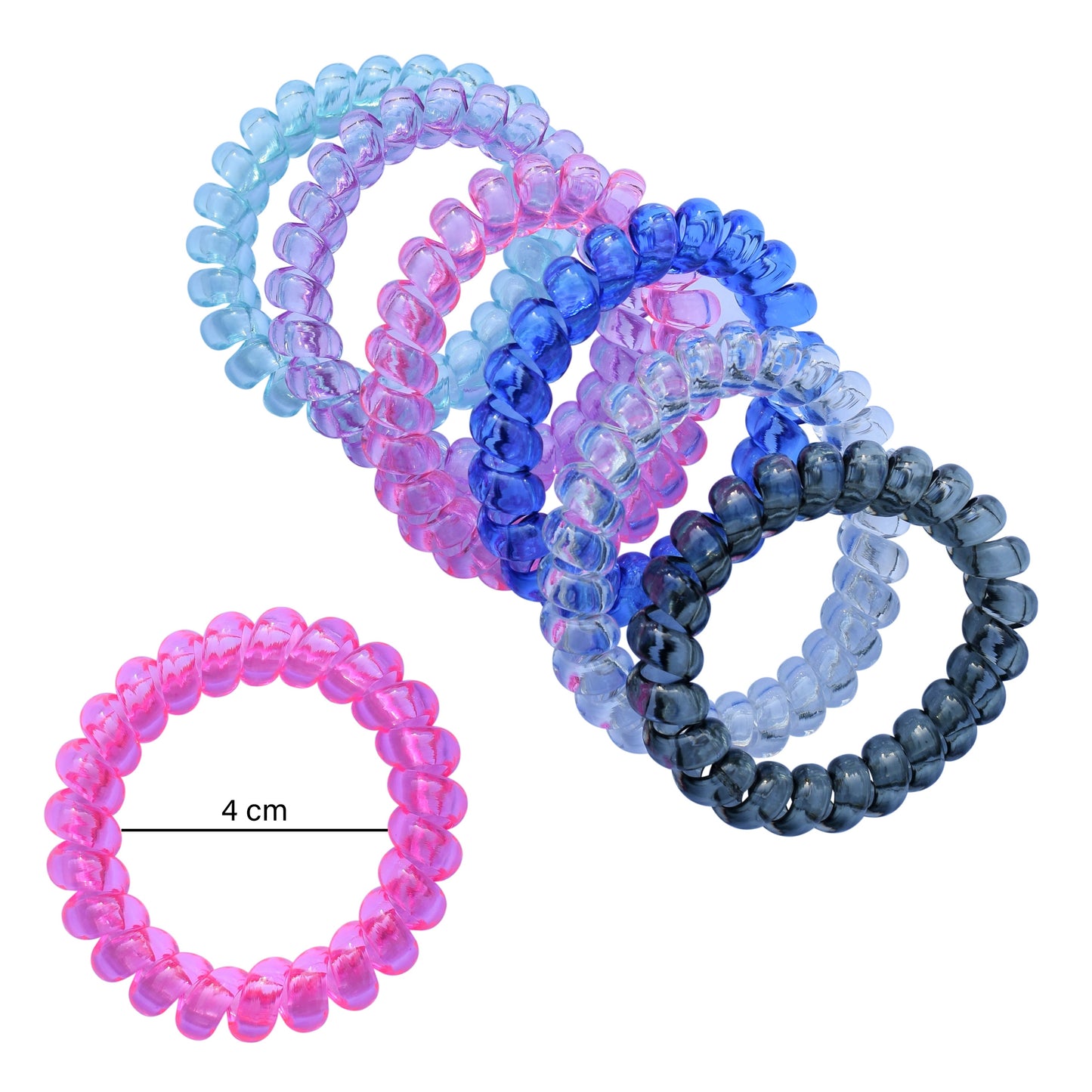 Munchables Pinks Stretchy Coil Bracelets