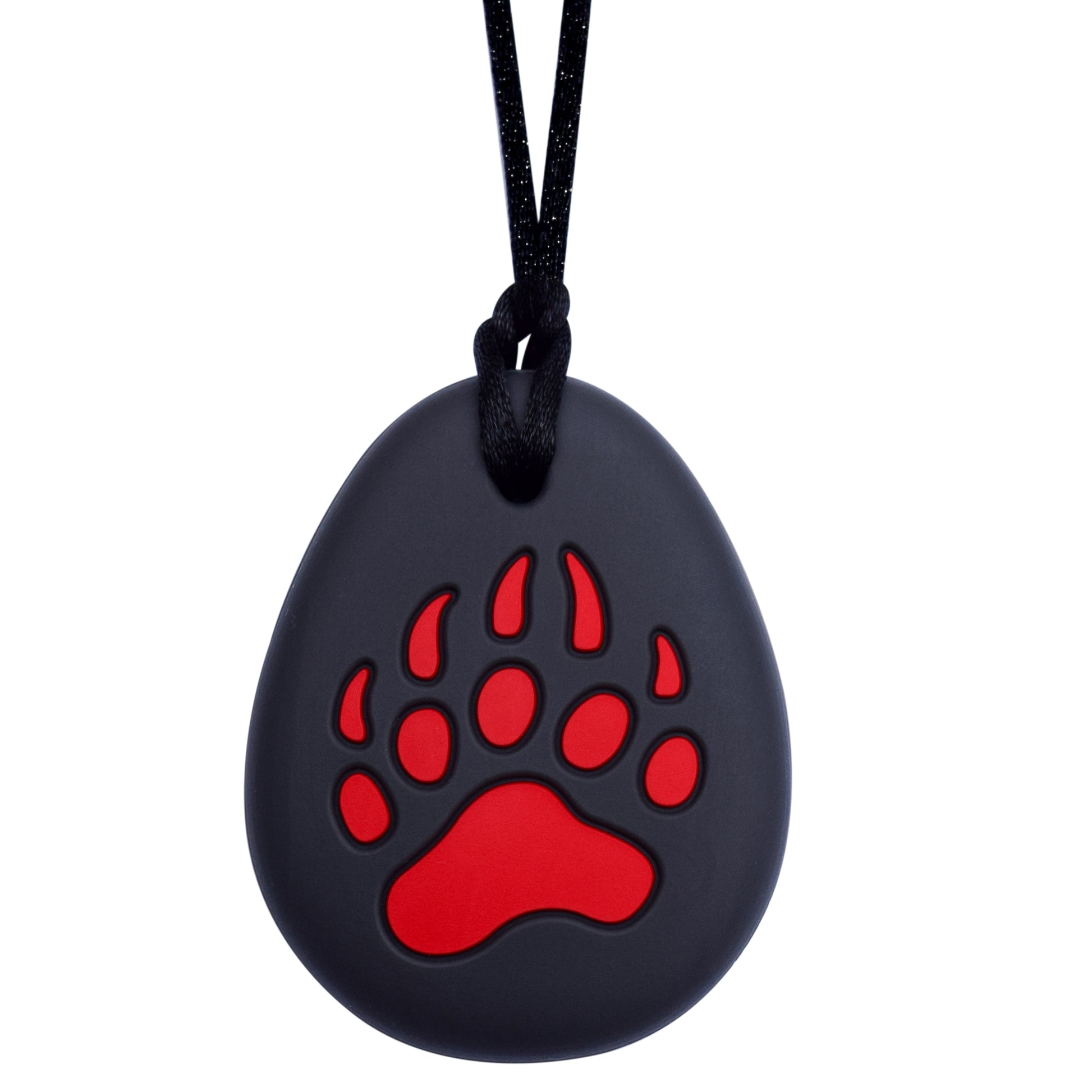 Bear Paw Chewelry chewelry pendant chew necklace for kids who chew shirts or sleeves