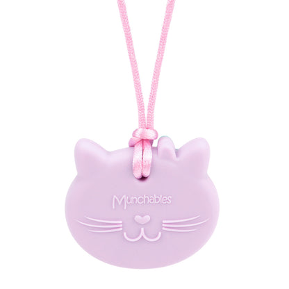 Cat Chewelry Pendant - Medium Chew - Chewelry Necklace for Calm Focus & Regulation